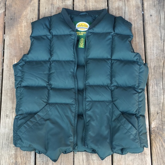 Cabela's Jackets \u0026 Coats | Boys Cabelas Premier Northern Goose Down Vest | Color: Green | Size: MB | Madaboutamelia's Closet
